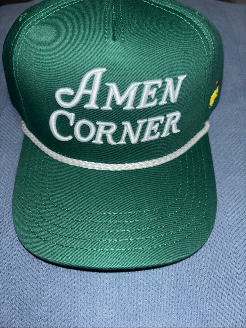 Masters Green 'Amen Corner' Rope Front Cap